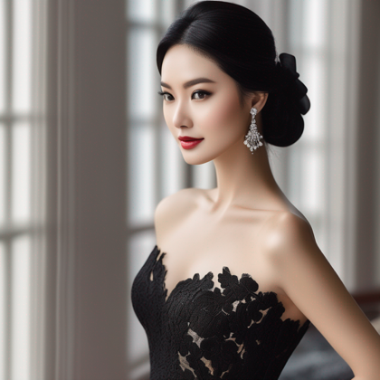 Elegant simple black cocktail dress perfect for versatile styling